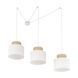Подвесной светильник, люстра Tk Lighting TKL2345 DUO WHITE JUTA 3 IP20 3хЕ27 Белый TKL2345 фото 4