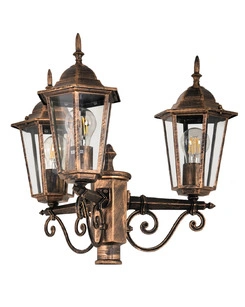 Уличный светильник Polux 5901508313430 Liguria E27 3x20W IP43 PT 5901508313430 фото