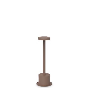 Уличный светильник IDEAL-LUX IL347752 TOFFEE PT D080 H025 COFFEE LED 8W 900lm 3000K IP65 коричневый IL347752 фото
