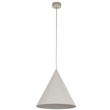 Підвісний світильник, люстра TK LIGHTING TKL10056 CONO BEIGE LAMPA WISZACA 1 L E27 білий TKL10056 фото