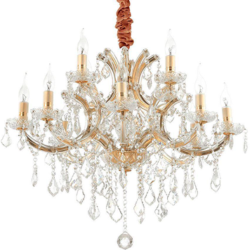 Подвесная люстра IDEAL LUX IL167404 NAPOLEON SP12 ORO 12хЕ14 золотой IL167404 фото