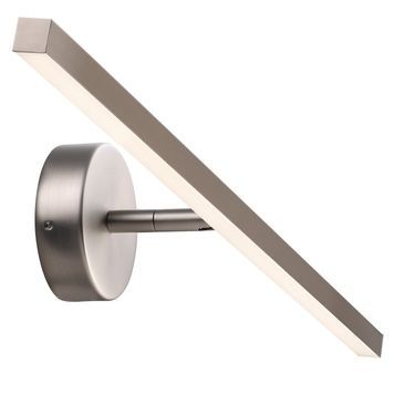Світильник підсвітка для дзеркала Nordlux 2410421032 Ip S13 60 LED 1x7.2W 3000K 400Lm IP44 нікелевий 2410421032 фото