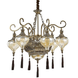 Підвісна люстра IDEAL LUX IL116006 HAREM SP9 9хЕ27 IP20 мідний IL116006 фото 1
