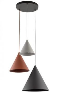 Подвесной светильник, TK-lighting TKL6633 CONO MIX LAMPA 3хE27 IP20 разноцветный TKL6633 фото