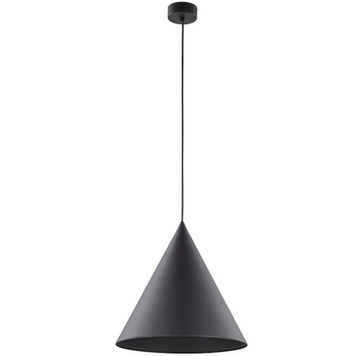 Підвісний світильник, люстра TK LIGHTING TKL10057 CONO BEIGE LAMPA WISZACA 1 L E27 чорний TKL10057 фото