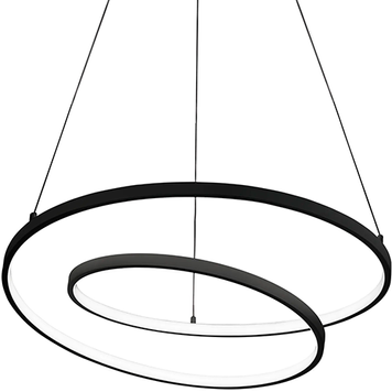 Подвесная люстра IDEAL-LUX IL269436 OZ SP D60 ON-OFF NERO 47W 5100lm 3000K черный IL269436 фото