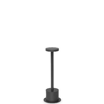 Уличный светильник IDEAL-LUX IL347769 TOFFEE PT D080 H025 NERO LED 8W 900lm 3000K IP65 чёрный IL347769 фото