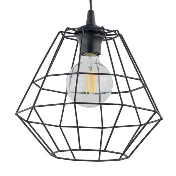Подвесной светильник, TK-lighting TKL6206 DIAMOND NEW BLACK LAMPA WISZACA 1хE27 IP20 черный TKL6206 фото