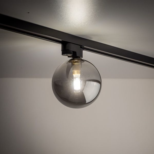Трековий світильник TK LIGHTING TKL4922 TRACER BLACK GRAPHITE GLASS 1 G9 TKL4922 фото