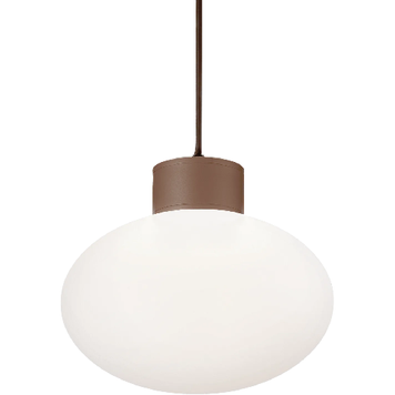 Підвісний світильник IDEAL LUX IL326801 CLIO MSP1 COFFEE 1хЕ27 IP44 коричневий IL326801 фото