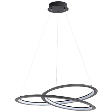 Подвесной светильник, люстра Goldlux 331106 Tango Led 1x44W 4000K 5300Lm IP20 Черный 099022 фото