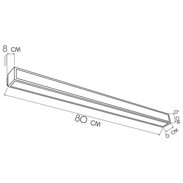 Настенный светильник IMPERIUM LIGHT Lightbox LED 1х27W 4000K 479180.05.92 IP20 черный 479180.05.92 фото
