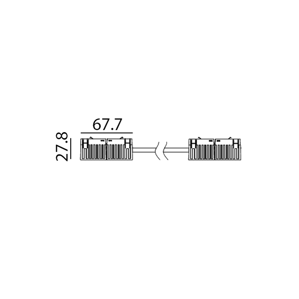 Гибкий коннектор электрический LTX, IN_RING ELECTRICAL JOINT FLEX, 48V, IP20, белый 09.C2LE60.WH фото
