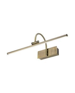 Подсветка для картин, бра, настенный светильник Nowodvorski 8168 Giotto LED 1x9W 3000K 600Lm IP20 Brass 8168 фото