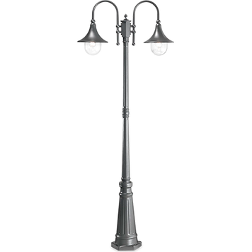 Фонарный столб Ideal Lux IL246833 CIMA PT2 ANTRACITE 2хЕ27 тёмно-серый IL246833 фото