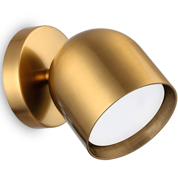 Бра спот IDEAL LUX IL314129 DODO AP1 OTTONE GX53 IP20 латунный IL314129 фото