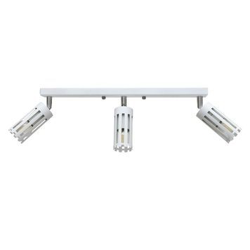 Світильник стельовий MSK Electric Teramo спот поворотний на три плафони білий NL 18050-3 WH 620864 фото