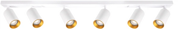 Світильник спотовий OSRAM ETERNAL 6XGU10 білий з золотистим 4099854588389 фото