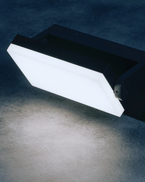 Вуличний світильник з датчиком руху Kanlux 45819 Xerto LED 1x20W 3000K/4000K/6500K 1800Lm IP44 чорний 45819 фото