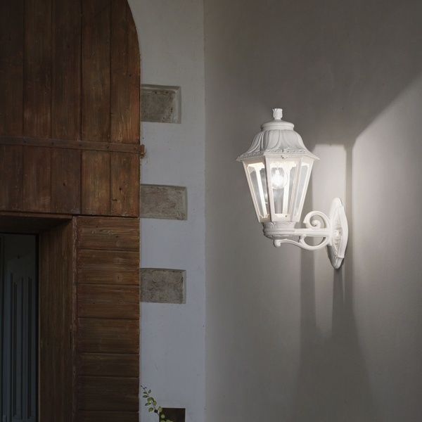 Вуличний світильник Ideal Lux IL101491 DAFNE AP1 BIG NERO 1хЕ27 IP55 чорний IL101491 фото