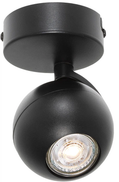 Світильник спотовий OSRAM SPHERAL 1X40W GU10 чорний 4099854588402 фото