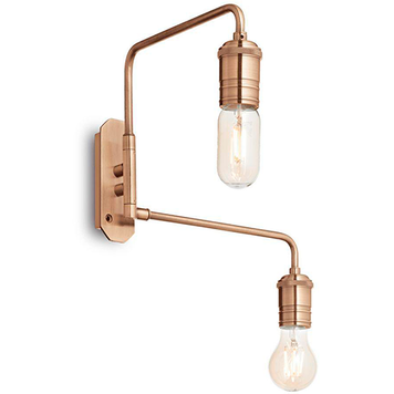 Бра, настенный светильник Ideal Lux IL160245 TRIUMPH AP2 2хЕ27 IP20 латунь IL160245 фото