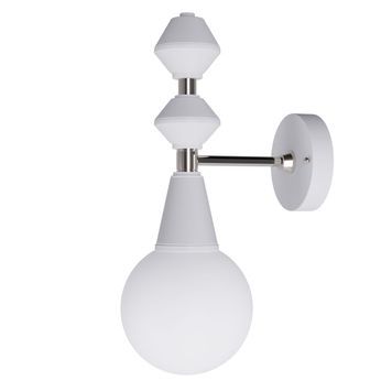 Бра Dome № 1 G9 никель, белый pkt6233-4 фото