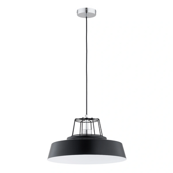 Подвесной светильник ALFA IZOLA 1хE27 черный, хром IP20, 61373 61373 фото