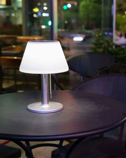 Уличная настольная лампа POLUX 5901508325457 Viola LED 4000K 200/50/10Lm IP44 серебристый 5901508325457 фото