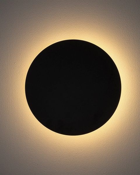 Бра, настінний світильник Nowodvorski 7635 Ring M LED 1x9W 3000K 130Lm IP20 Bk 7635 фото