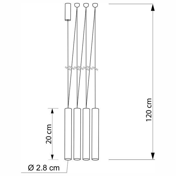 Люстра IMPERIUM LIGHT Diplomat LED 4x1.5W 400lm 4000K 45&deg; IP20 227420.05.92 чёрный 227420.05.92 фото