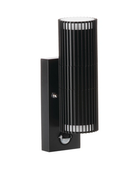 Вуличний світильник з датчиком руху Kanlux 46203 Radilo GU10 2x11W IP44 чорний 46203 фото