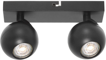Світильник спотовий OSRAM SPHERAL 2X40W GU10 чорний 4099854588426 фото