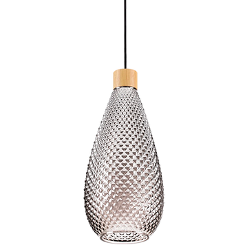 Люстра подвесная IDEAL LUX IL238838 BERGEN-2 SP1 1хЕ27 IP20 серый, чёрный IL238838 фото