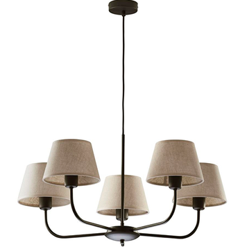 Люстра TK Lighting TKL3989 CHICAGO 5хЕ27 IP20 коричневый TKL3989 фото