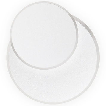 Бра IDEAL LUX IL259345 POUCHE AP ROUND LED 15W 2000lm 3000K белый IL259345 фото