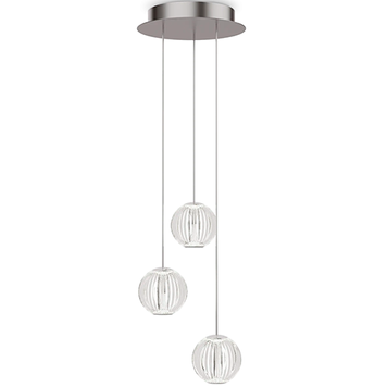 Підвісна люстра IDEAL LUX IL343464 DIAMOND SP3 15W 1400lm 3000K прозорий IL343464 фото