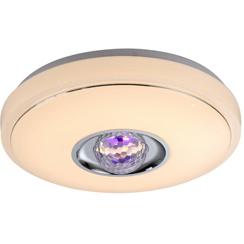 Люстра із пультом, MAGIC DISCO Goldlux Led RGB 1x18W 1700Lm IP20 білий 318671 318671 фото