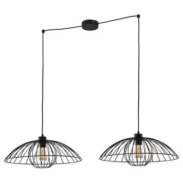 Подвесной светильник, TK-lighting TKL6262 BARBELLA 2хE27 IP20 черный TKL6262 фото