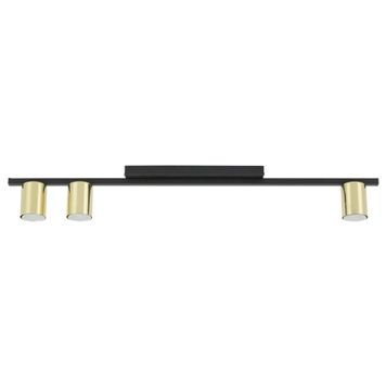 Светильник поворотный TK LIGHTING TKL5672 LOGAN BLACK/GOLD LAMPA SUFITOWA 3xGU10 TKL5672 фото