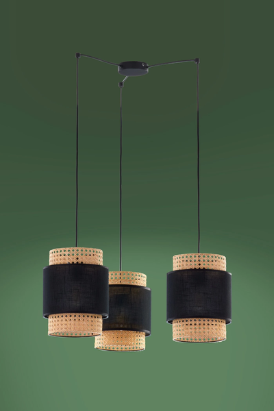 Люстра TK-Lighting TKL6549 BOHO 3 3хЕ27 чёрный, бежевый TKL6549 фото