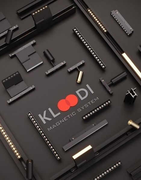 Магнітний трек накладний KLOODI KDMG-TRN 2M BK KDMG-TRN 2M BK фото