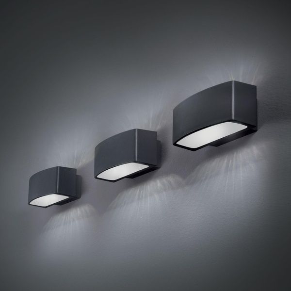 Фасадный светильник IDEAL LUX IL100371 ANDROMEDA AP2 NERO 2хЕ27 IP55 чёрный IL100371 фото
