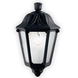 Вуличний світильник Ideal Lux IL101552 DAFNE AP1 SMALL NERO 1хЕ27 IP44 чорний IL101552 фото 1