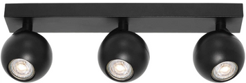 Світильник спотовий OSRAM SPHERAL 3X40W GU10 чорний 4099854588440 фото