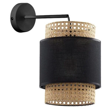 Бра, настенный светильник TK Lighting TKL6550  BOHO Е27 чёрный, бежевый TKL6550 фото
