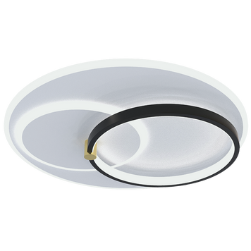 LED светильник VELMAX V-СL-MIRAY-XJ-R, max 40W*2, 2700K-6500K, пульт, батарейки 2шт, крепление, 230V 23-44-40 фото