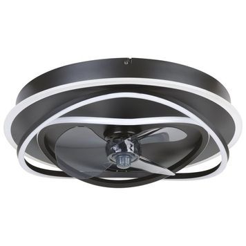 Люстра з вентилятором Eglo E35146 NAMORI ceiling light with fan, 9 Вт, 4400 лм, 2700К-6500К E35146 фото