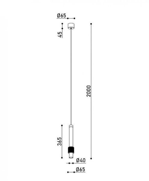 Светильник подвесной KLOODI DECO PE-DELTA62 6W+6W 3K BK PE-DELTA62 6W+6W 3K BK фото