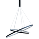 Светильник подвесной KLOODI KD-RG DUO 500/700 72W 3000К BK KD-RG DUO 500/700 BK фото 1
